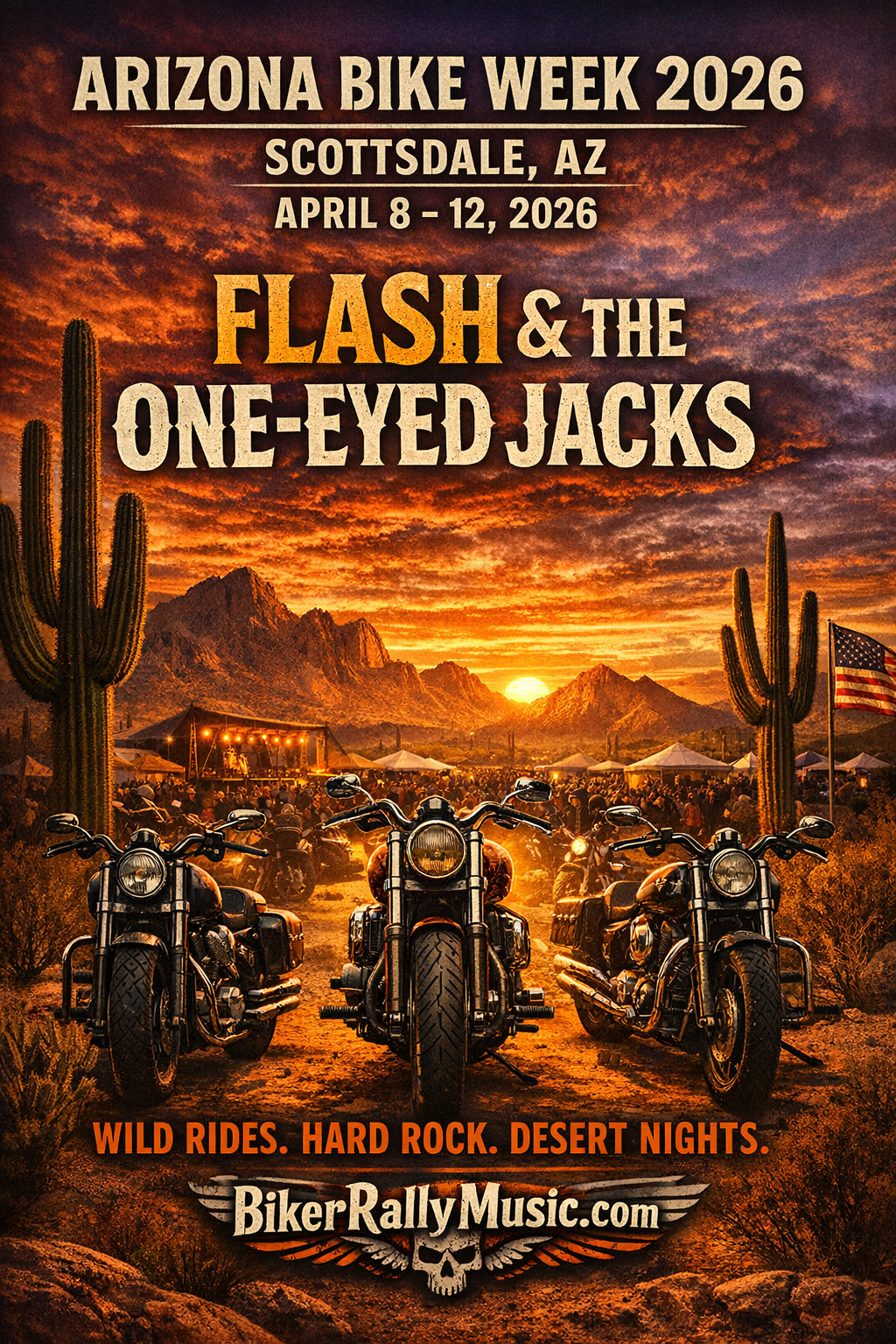 Flash & The One-Eyed Jacks — Arizona Bike Week 2026